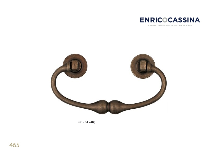 Мебельная ручка Enrico Cassina 465 матовая бронза