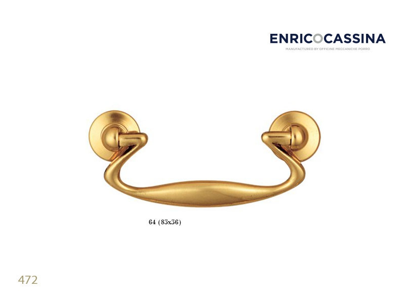 Мебельная ручка Enrico Cassina 472 полированная латунь