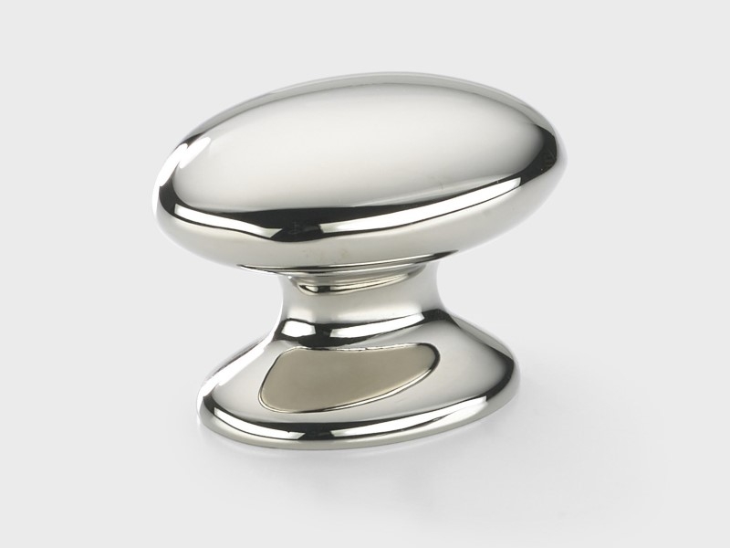 Мебельная ручка-кнопка Armac Martin Bakes полированный никель