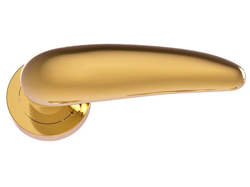 Дверная ручка на розетке Enrico Cassina CARLA-MARIA C08211 полированная латунь