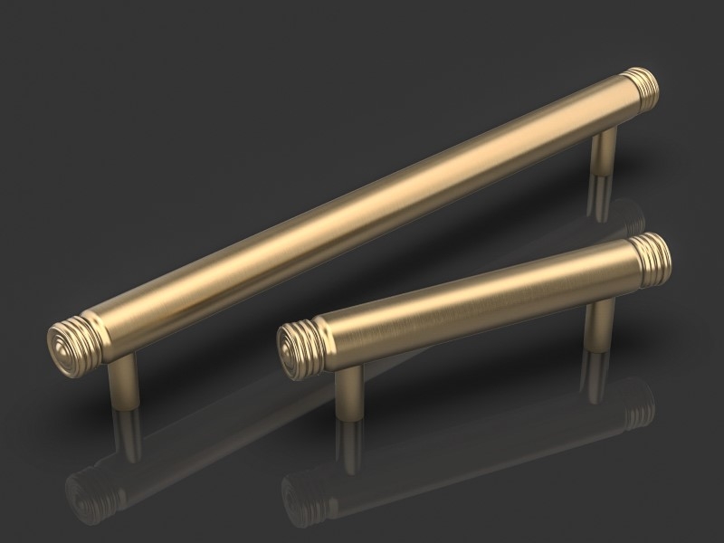 Мебельная ручка Oliver Knights Cassius CH II матовая латунь