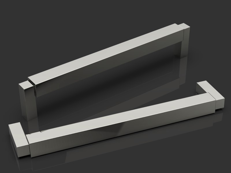 Дверная ручка-скоба Oliver Knights Gifford матовый никель