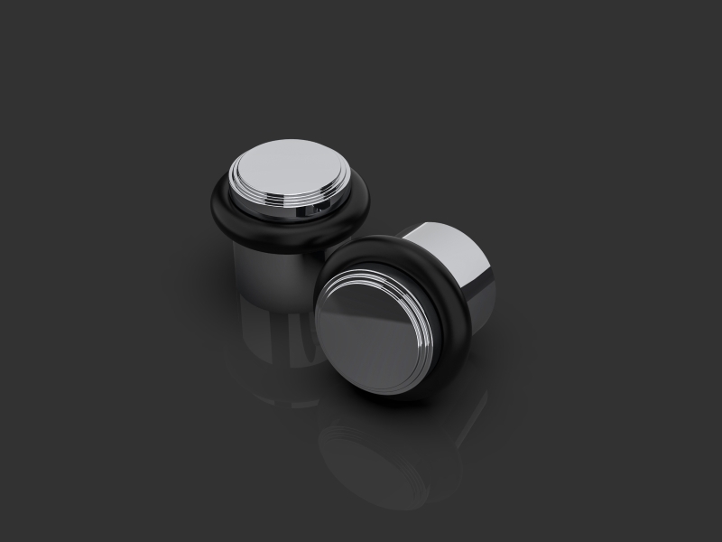 Дверной ограничитель Oliver Knights Ginglain DS полированный хром