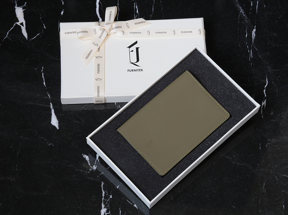 Обложка кожаная на паспорт FURNITEK модель FG-0202513 в подарочной коробке