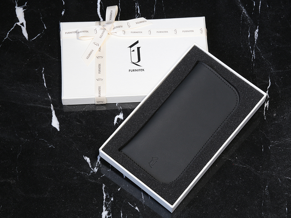 Футляр кожаный для очков FURNITEK FG-0102214 в подарочной коробке