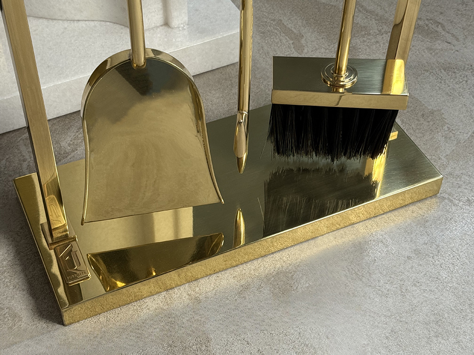 Каминный набор FURNITEK FG-05021 полированная латунь