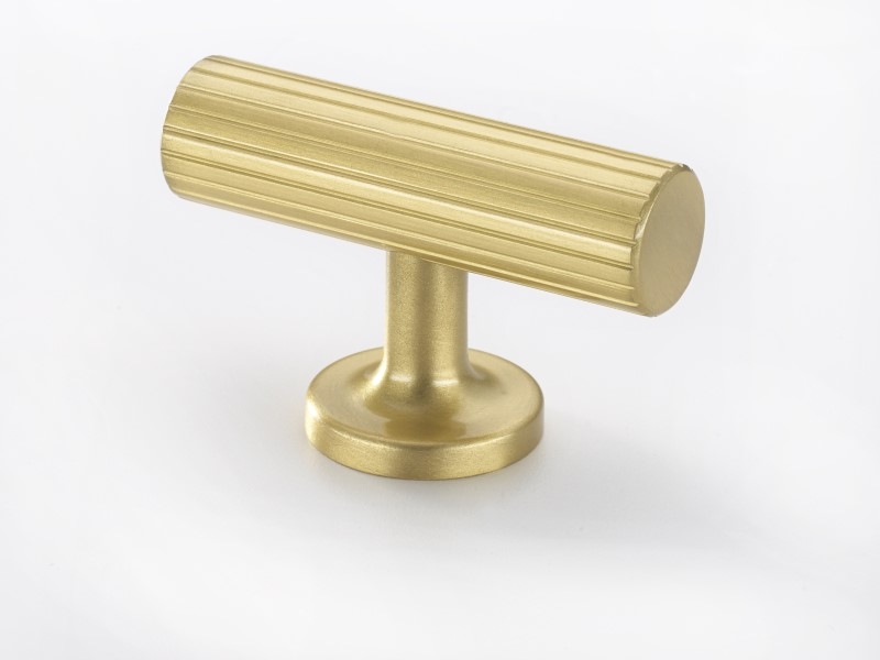 Мебельная ручка Т-образная Armac Martin Leebank матовая латунь