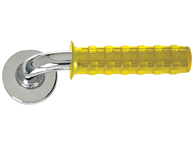 Дверная ручка на розетке Enrico Cassina POP GUM C19511 полированный хром