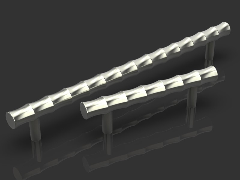 Мебельная ручка Oliver Knights Rex CH II матовый никель