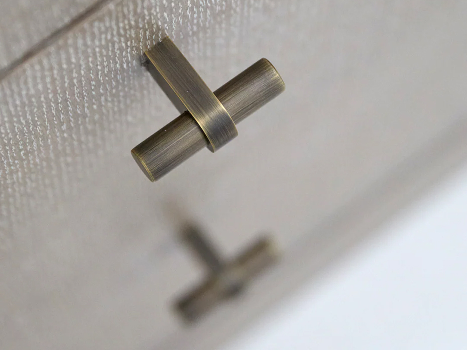 Мебельная ручка Т-образная Armac Martin Gaumont 64 мм матовая бронза