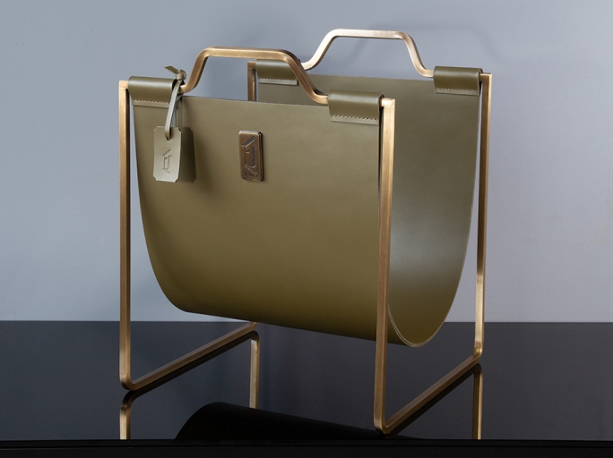 Подставка под сумки большая FG-12045БП античная латунь