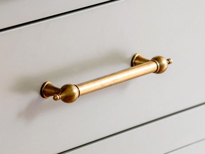 Мебельная ручка-скоба Armac Martin Belgrave 208 мм латунь полированная