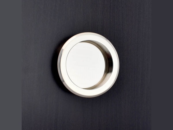 Дверная врезная ручка Croft 2530RD полированный хром