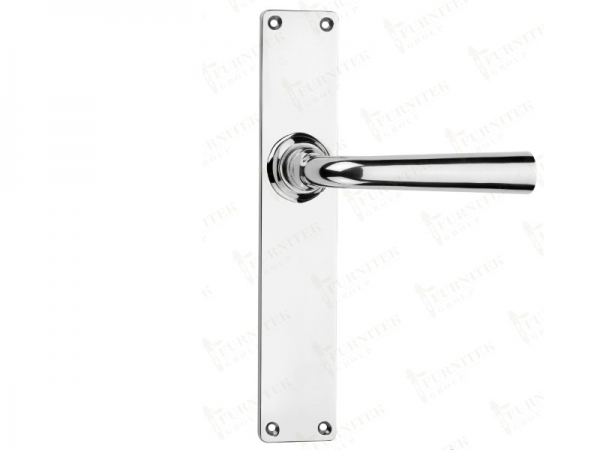 Дверная ручка Frank Allart на планке 4221 полированный хром