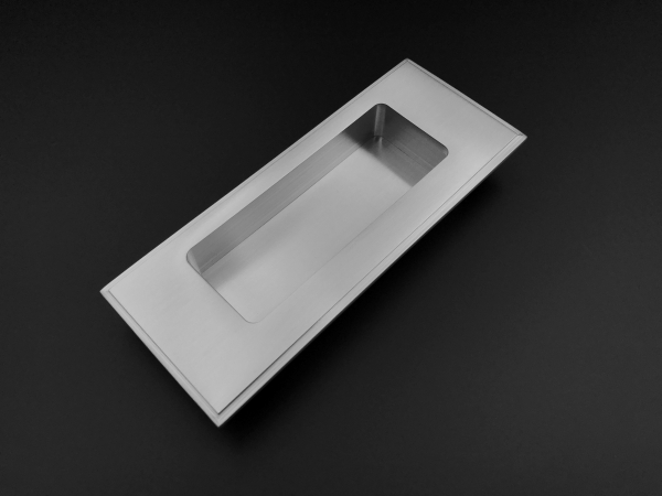 Дверная врезная ручка Frank Allart 5907 матовый хром