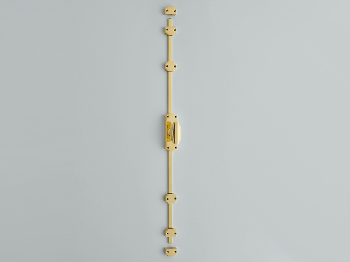 Кремона для окон и дверей Croft 6000_7005 полированная латунь