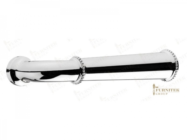 Дверная ручка на розетке Frank Allart 7775 полированный хром