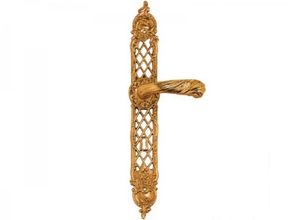 Дверная ручка на планке Enrico Cassina ARTEMISIA C01910 полированная латунь