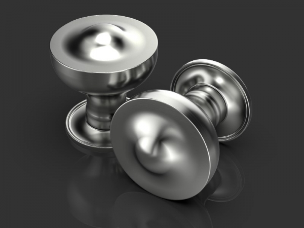 Дверная ручка-кноб Oliver Knights Alan матовый никель