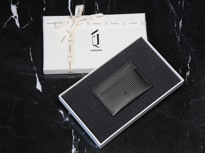 Картхолдер кожаный из натуральной кожи FURNITEK модель FG-04100911 в подарочной коробке