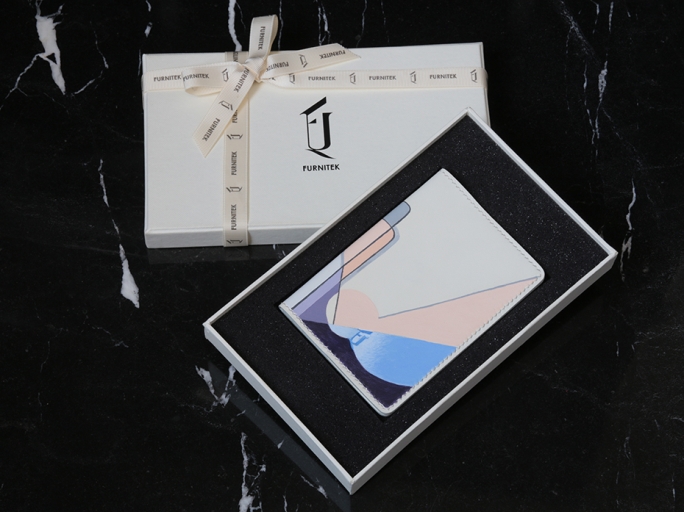 Обложка кожаная на паспорт FURNITEK модель FG-0202512 в подарочной коробке