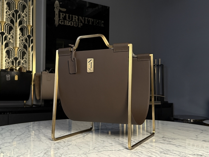 Подставка под сумки большая FG-12059БП античная латунь