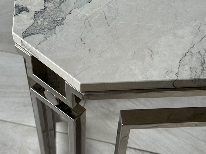 Консоль из латуни FURNITEK Ar-Deco FG-204 полированная нержавейка