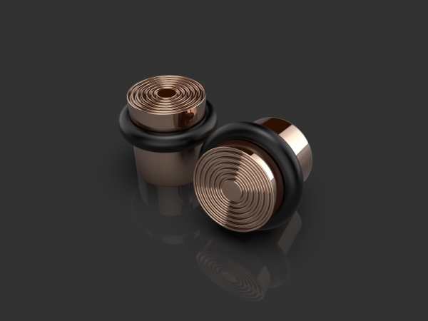 Дверной ограничитель Oliver Knights Lancelot DS полированная медь