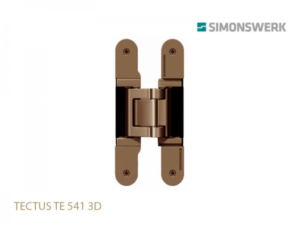 Петля скрытая SIMONSWERK TECTUS TE 541 3D до 100 кг матовая бронза