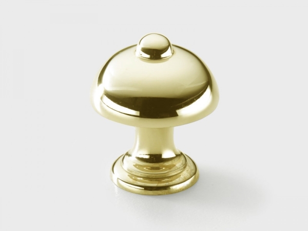 Мебельная ручка-кнопка Armac Martin 4055 полированная латунь