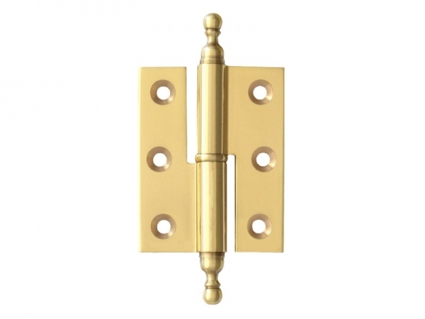 Петля карточная мебельная FS 851 полированная латунь