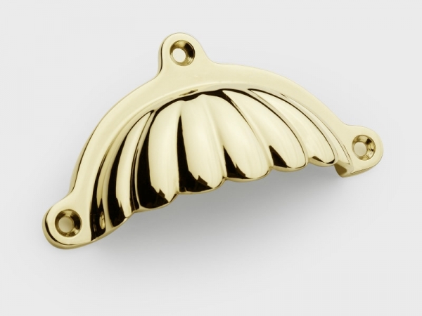 Мебельная ручка-раковина Armac Martin Aberdovey из полированной латуни