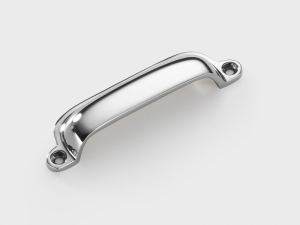 Мебельная ручка-ракушка Armac Martin Queslett полированный хром